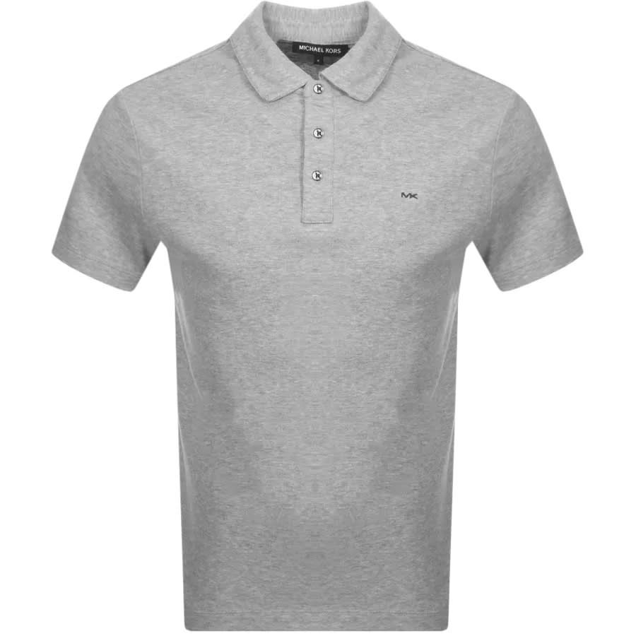 Alternative Image for ProductMichael Kors Sleek Polo T Shirt Grey1